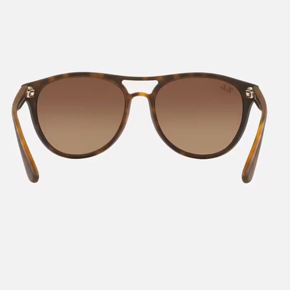 Men's Ray-Ban Brad Aviator Sunglasses 4170 865/13 Matte Havana Brown Gradient - Picture 4 of 13